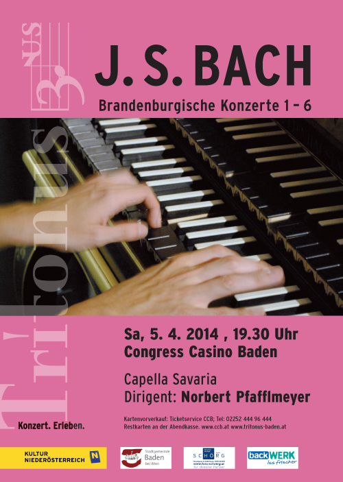 Tritonus 5.4.2014: J.S. Bach, Brandenburgische Konzerte 1-6